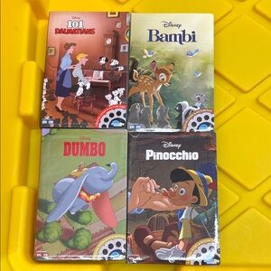 Disney Memory Cards Set - Red, Blue, Yellow, Green